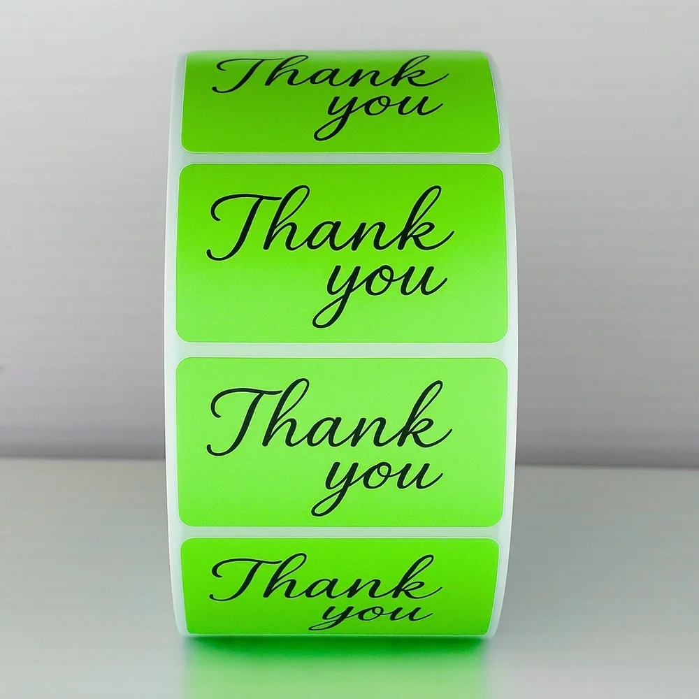 Cute Thank You Labels –Perfect for Packaging & Small Business Orders